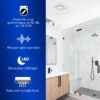 Panasonic WhisperWarm Ceiling Mount Bathroom Exhaust Fan with LED Light & Heater, 50-80-110 CFM, FV-0511VHL1