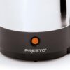 Presto 02811 Stainless Steel Electric Coffee Percolator - 12-Cups, Easy-Pour Spout, Stay-Cool Handle, Make 2-12 Cups