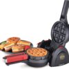 Presto 03512 Stuffler Stuffed Waffle Maker, Belgian, Large, Black