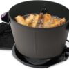 Presto 05450 DualDaddy Electric Deep Fryer, Black