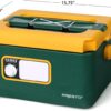 Presto 06019 8-Quart Nomad Traveling Slow Cooker, Locking Lid, Dry Erase Board, Green/Gold