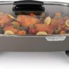 Presto 06856 16-Inch Ceramic Electric Skillet, Grey