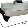 Presto 06856 16-Inch Ceramic Electric Skillet, Grey