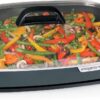 Presto 06858 16-Inch Slimline Electric Skillet with Glass Cover - Nonstick, Adjustable Temperature, Black
