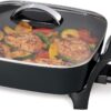 Presto 07117 12" Electric Skillet with glass cover