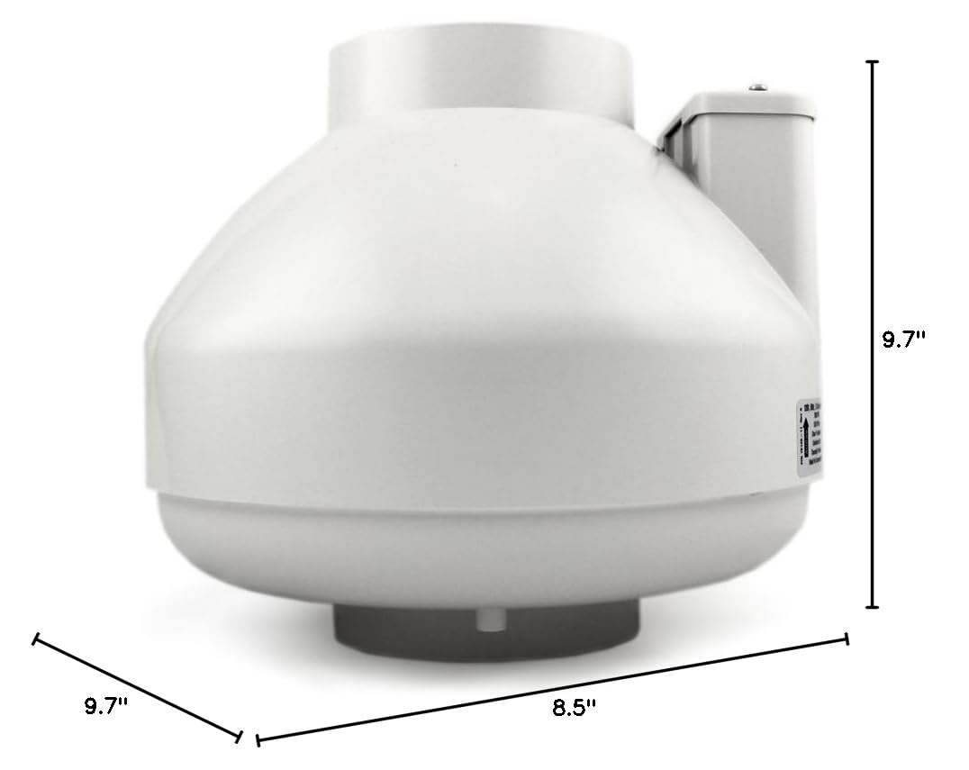 RadonAway RP145c Radon Fan P/N 23030-1 Inlet/Outlet Diameter of 4.5 RadonAway RP145c Radon Fan P/N 23030-1 Inlet/Outlet Diameter of 4.5 - Image 4