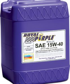 Royal Purple 05154 API-Licensed SAE 15W-40 High Performance Synthetic Motor Oil - 5 Gallon