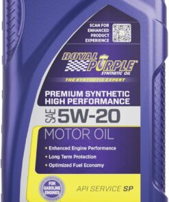 Royal Purple (06520-6PK API-Licensed Heavy Duty SAE 5W-20 High Performance Synthetic Motor Oil - 1 Quart, (Case of 6)