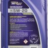 Royal Purple (06520-6PK API-Licensed Heavy Duty SAE 5W-20 High Performance Synthetic Motor Oil - 1 Quart, (Case of 6)