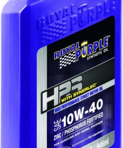 Royal Purple 32140 HPS 10W-40 High Performance Street Synthetic Motor Oil with Synerlec - 12 Quart