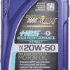 Royal Purple (36250-6PK HPS 20W-50 Synthetic Motor Oil with Synerlec Additive Technology - 1 Quart, (Case of 6)