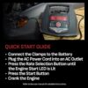 Schumacher Electric 6A Car Battery Charger and 100A Engine Starter, 5-in-1 Solution, Maintainer, 30A Boost, for 6V/12V Power Sport, Automotive, and Marine Batteries, SC1281