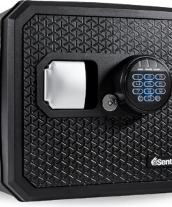 SentrySafe Fireproof and Waterproof Large Safe with Backlit Digital Keypad and Override Key for Passports, Money, Jewelry, 0.81 Cubic Feet, FPW082HTC