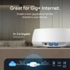 TP-Link Deco 7 BE25 Dual-Band BE5000 WiFi 7 Mesh Wi-Fi System | 4-Stream 5 Gbps, 240 Mhz Channels | Covers up to 4,600 Sq.Ft | 2X 2.5G Ports Wired Backhaul | VPN,MLO, AI-Roaming, HomeShield, 2-Pack TP-Link Deco 7 BE25 Dual-Band BE5000 WiFi 7 Mesh Wi-Fi System | 4-Stream 5 Gbps, 240 Mhz Channels | Covers up to 4,600 Sq.Ft | 2X 2.5G Ports Wired Backhaul | VPN,MLO, AI-Roaming, HomeShield, 2-Pack