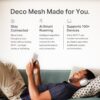 TP-Link Deco 7 BE25 Dual-Band BE5000 WiFi 7 Mesh Wi-Fi System | 4-Stream 5 Gbps, 240 Mhz Channels | Covers up to 4,600 Sq.Ft | 2X 2.5G Ports Wired Backhaul | VPN,MLO, AI-Roaming, HomeShield, 2-Pack TP-Link Deco 7 BE25 Dual-Band BE5000 WiFi 7 Mesh Wi-Fi System | 4-Stream 5 Gbps, 240 Mhz Channels | Covers up to 4,600 Sq.Ft | 2X 2.5G Ports Wired Backhaul | VPN,MLO, AI-Roaming, HomeShield, 2-Pack