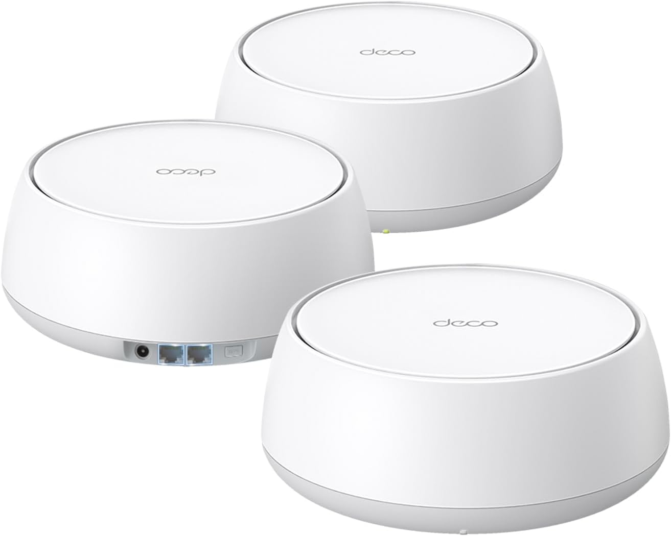 TP-Link Deco 7 BE25 Dual-Band BE5000 WiFi 7 Mesh Wi-Fi System 4-Stream 5 Gbps, 240 Mhz Covers up to 6,600 Sq.Ft 2X 2.5G Ports Wired Backhaul VPN,MLO, AI-Roaming, HomeShield, 3-Pack TP-Link Deco 7 BE25 Dual-Band BE5000 WiFi 7 Mesh Wi-Fi System | 4-Stream 5 Gbps, 240 Mhz | Covers up to 6,600 Sq.Ft | 2X 2.5G Ports Wired Backhaul | VPN,MLO, AI-Roaming, HomeShield, 3-Pack