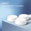 TP-Link Deco 7 BE25 Dual-Band BE5000 WiFi 7 Mesh Wi-Fi System | 4-Stream 5 Gbps, 240 Mhz | Covers up to 6,600 Sq.Ft | 2X 2.5G Ports Wired Backhaul | VPN,MLO, AI-Roaming, HomeShield, 3-Pack TP-Link Deco 7 BE25 Dual-Band BE5000 WiFi 7 Mesh Wi-Fi System | 4-Stream 5 Gbps, 240 Mhz | Covers up to 6,600 Sq.Ft | 2X 2.5G Ports Wired Backhaul | VPN,MLO, AI-Roaming, HomeShield, 3-Pack