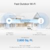 TP-Link Deco 7 Outdoor BE25 BE5000 Dual-Band Wi-Fi 7 Outdoor Mesh WiFi Extender Unit | Up to 2,800 sq.ft | 2*2.5G PoE+ Ports, IP65 Waterproof, MLO| Multiple Mounting Options| Secure by Design, 1-Pack TP-Link Deco 7 Outdoor BE25 BE5000 Dual-Band Wi-Fi 7 Outdoor Mesh WiFi Extender Unit | Up to 2,800 sq.ft | 2*2.5G PoE+ Ports, IP65 Waterproof, MLO| Multiple Mounting Options| Secure by Design, 1-Pack