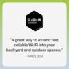 TP-Link Deco 7 Outdoor BE25 BE5000 Dual-Band Wi-Fi 7 Outdoor Mesh WiFi Extender Unit | Up to 2,800 sq.ft | 2*2.5G PoE+ Ports, IP65 Waterproof, MLO| Multiple Mounting Options| Secure by Design, 1-Pack TP-Link Deco 7 Outdoor BE25 BE5000 Dual-Band Wi-Fi 7 Outdoor Mesh WiFi Extender Unit | Up to 2,800 sq.ft | 2*2.5G PoE+ Ports, IP65 Waterproof, MLO| Multiple Mounting Options| Secure by Design, 1-Pack