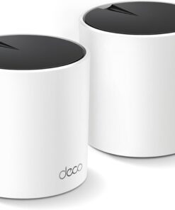 TP-Link Deco X55 AX3000 WiFi 6 Mesh System - Covers up to 4500 Sq.Ft, Replaces Wireless Router and Extender, 3 Gigabit Ports per Unit, Supports Ethernet Backhaul, Deco X55(2-Pack)