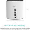 TP-Link Deco X55 AX3000 WiFi 6 Mesh System - Covers up to 4500 Sq.Ft, Replaces Wireless Router and Extender, 3 Gigabit Ports per Unit, Supports Ethernet Backhaul, Deco X55(2-Pack) TP-Link Deco X55 AX3000 WiFi 6 Mesh System - Covers up to 4500 Sq.Ft, Replaces Wireless Router and Extender, 3 Gigabit Ports per Unit, Supports Ethernet Backhaul, Deco X55(2-Pack)
