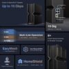 TP-Link Tri-Band BE15000 WiFi 7 Router Archer BE700 | 8-Stream 15Gbps | 1×10G+1×2.5G+2×1G Ports, USB 3.0 | 6 Internal Antennas | VPN Clients & Server | Easy-Mesh, MLO, Private IOT, Free Expert Support TP-Link Tri-Band BE15000 WiFi 7 Router Archer BE700 | 8-Stream 15Gbps | 1×10G+1×2.5G+2×1G Ports, USB 3.0 | 6 Internal Antennas | VPN Clients & Server | Easy-Mesh, MLO, Private IOT, Free Expert Support