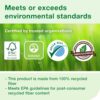 Tork Septic Safe Toilet Paper, White, 2-Ply 100% Recycled, Eco-Friendly, T24 Compatible 96 Rolls x 500 Sheets (TM1616S)