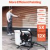 VEVOR 750W Stand Airless Paint Sprayer, 3000PSI High Efficiency Electric Airless Sprayer, Fine and Even Painting Effect, Handheld Paint Sprayers for Home Interior and Exterior Furniture and Fences