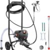 VEVOR 750W Stand Airless Paint Sprayer, 3000PSI High Efficiency Electric Airless Sprayer with Cart, Paint Sprayers for Home Interior and Exterior Furniture and Fences, Fine and Even Painting Effect