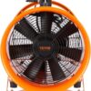VEVOR Air Mover Blower Fan 12 Inch, 3198CFM 585W with 16.4ft Flexible Duct, Industrial Portable Ventilator Blower/Exhaust, Orange VEVOR Air Mover Blower Fan 12 Inch, 3198CFM 585W with 16.4ft Flexible Duct, Industrial Portable Ventilator Blower/Exhaust, Orange