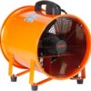 VEVOR Air Mover Blower Fan 12 Inch, 3198CFM 585W with 16.4ft Flexible Duct, Industrial Portable Ventilator Blower/Exhaust, Orange VEVOR Air Mover Blower Fan 12 Inch, 3198CFM 585W with 16.4ft Flexible Duct, Industrial Portable Ventilator Blower/Exhaust, Orange