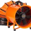 VEVOR Air Mover Blower Fan 8 Inch, 1070CFM 195W with 33ft Flexible Duct, Industrial Portable Ventilator Blower/Exhaust, Orange VEVOR Air Mover Blower Fan 8 Inch, 1070CFM 195W with 33ft Flexible Duct, Industrial Portable Ventilator Blower/Exhaust, Orange