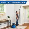 Vacmaster 4 Gallon, 5 Peak HP with 2-Stage Industrial Motor Wet/Dry Floor Vacuum, VF408, Blue Vacmaster 4 Gallon, 5 Peak HP with 2-Stage Industrial Motor Wet/Dry Floor Vacuum, VF408, Blue