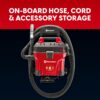 Vacmaster 5-Gallon* 5 Peak HP† Remote Control Wall Mount Wet/Dry Vac – VWMB508 1101