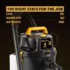 Vacmaster VK609PFR 0201 6 Gallon 5.5 Peak HP 3-in-1 Wet/Dry/Upholstery Shampoo Vacuum Cleaner