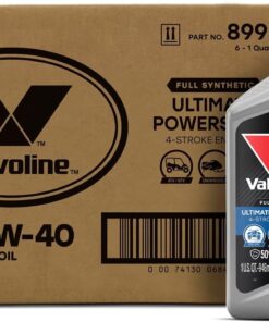 Valvoline 4-Stroke Powersport Full Synthetic Motor Oil 1 Quart (Pack of 6)
