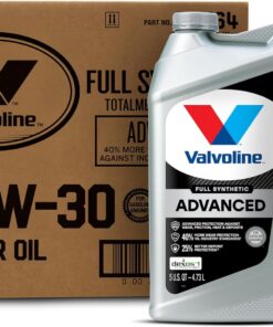 Valvoline Advanced Full Synthetic SAE 5W-30 Motor Oil 5 QT, Case of 3