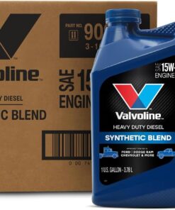 Valvoline Heavy Duty Synthetic Blend 15W-40 Diesel Engine Oil 1 GA, Case of 3