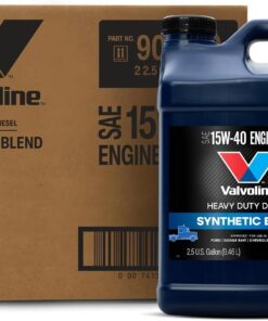 Valvoline Heavy Duty Synthetic Blend 15W-40 Diesel Engine Oil 2.5 GA, Case of 2