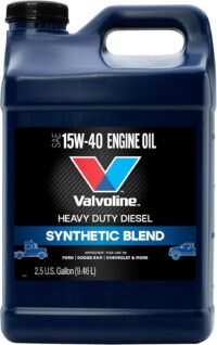 Valvoline Heavy Duty Synthetic Blend 15W-40 Diesel Engine Oil 2.5 Gallon
