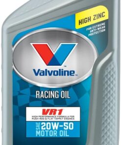 Valvoline VR1 Racing 20W-50 Motor Oil, 1 Quart (Pack of 12)