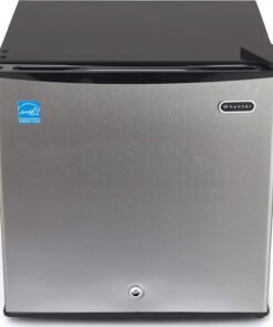 Whynter CUF-112SS Mini, Energy Star Rated Small Upright Freezer with Lock, Stainless Steel -1.1 Cubic Feet