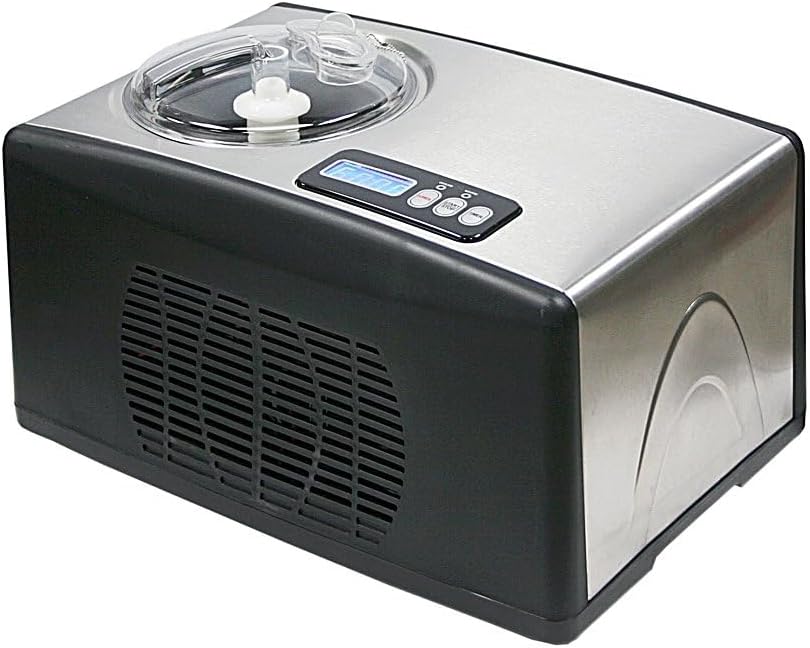 Whynter Ice Cream Maker Machine 1.6 Qt. Automatic with Built-In Compressor, LCD Digital Display & Timer, No Pre-Freezing, ICM-15LS, Stainless Steel Whynter Ice Cream Maker Machine 1.6 Qt. Automatic with Built-In Compressor, LCD Digital Display & Timer, No Pre-Freezing, ICM-15LS, Stainless Steel