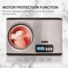 Whynter Ice Cream Maker Machine 1.6 Qt. Automatic with Built-In Compressor, LCD Digital Display & Timer, No Pre-Freezing, ICM-15LS, Stainless Steel Whynter Ice Cream Maker Machine 1.6 Qt. Automatic with Built-In Compressor, LCD Digital Display & Timer, No Pre-Freezing, ICM-15LS, Stainless Steel