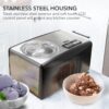 Whynter Ice Cream Maker Machine 1.6 Qt. Automatic with Built-In Compressor, LCD Digital Display & Timer, No Pre-Freezing, ICM-15LS, Stainless Steel Whynter Ice Cream Maker Machine 1.6 Qt. Automatic with Built-In Compressor, LCD Digital Display & Timer, No Pre-Freezing, ICM-15LS, Stainless Steel