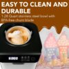Whynter Ice Cream Maker Machine Automatic 1.28 Qt Upright with Built-in Compressor, LCD Digital Display & Timer, No Pre-Freezing, ICM-128WS, White
