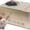 Whynter Ice Cream Maker Machine & Yogurt Automatic 2 Qt. with Built-in Compressor, LCD Digital Display & Timer, No Pre-Freezing, ICM-220CGY, Champagne Gold
