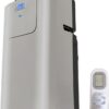 Whynter Portable Air Conditioner 12,000 BTU & Heater with Dual Hose Dehumidifier & Cooling Fan for 400 Sq Ft Rooms, Includes AC Unit Window Kit Elite ARC-122DHP (7,000 SACC), Silver
