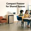 Whynter Upright Freezer with Lock, 2.1 Cu. Ft. Small Freezer Mini Freezer for Bedrooms, Dorms, Garages, Offices, CUF-210SSG, Rose Gold Whynter Upright Freezer with Lock, 2.1 Cu. Ft. Small Freezer Mini Freezer for Bedrooms, Dorms, Garages, Offices, CUF-210SSG, Rose Gold