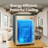 Whynter Upright Freezer with Lock, 2.1 Cu. Ft. Small Freezer Mini Freezer for Bedrooms, Dorms, Garages, Offices, CUF-210SSG, Rose Gold Whynter Upright Freezer with Lock, 2.1 Cu. Ft. Small Freezer Mini Freezer for Bedrooms, Dorms, Garages, Offices, CUF-210SSG, Rose Gold